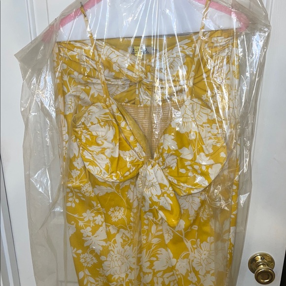 Amir Yellow Floral Two-Piece Set - Picture 2 of 16